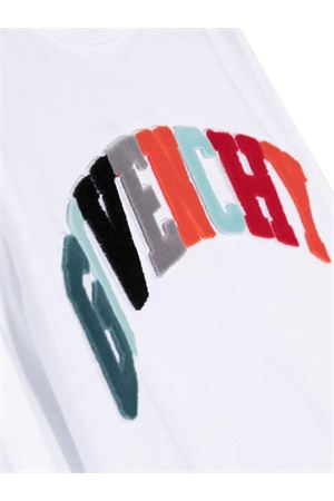 T-shirt in cotone bianco GIVENCHY KIDS | H0527010P